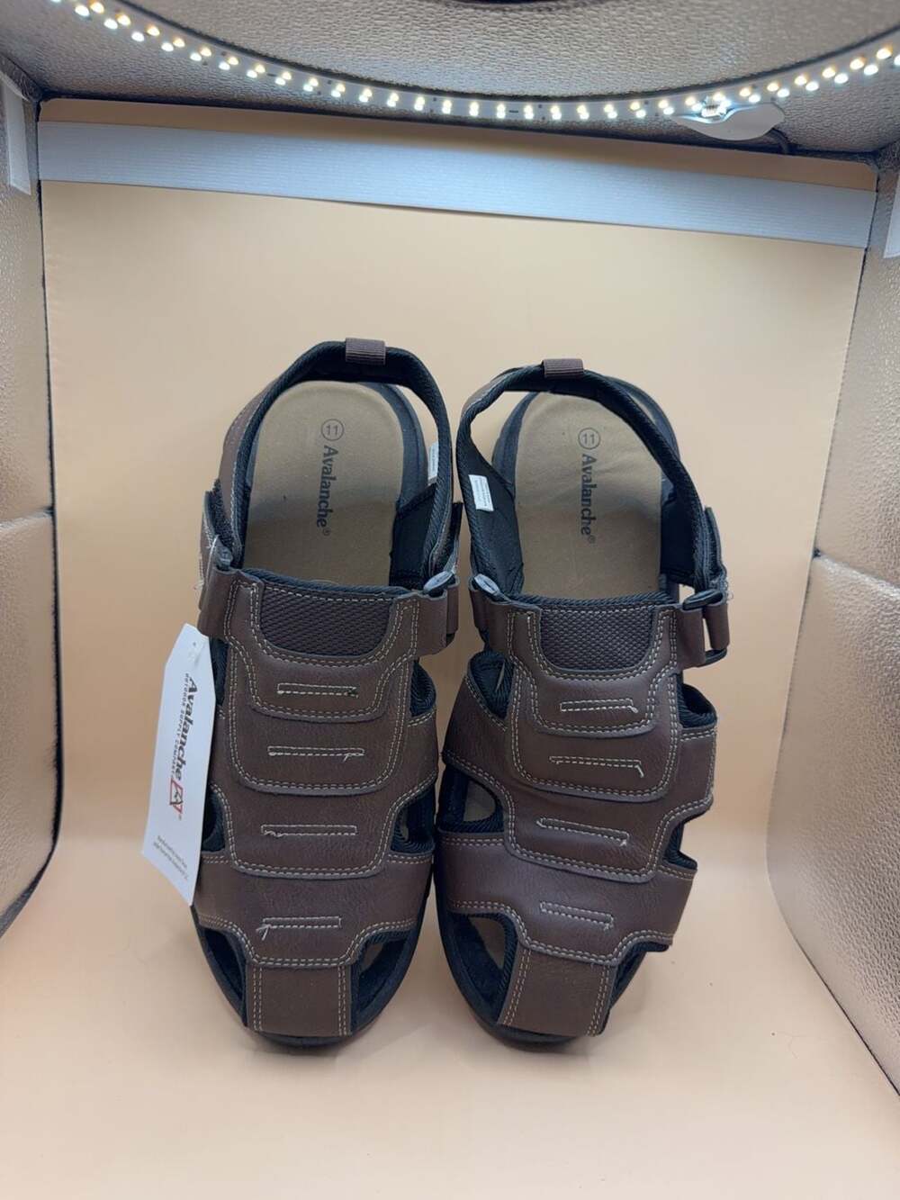 Avalanche Outdoor Supply Company Men's Brown Fisherman Sandals Size 11